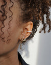 Viv Crystal Pavé Cuff Earring <br> Silver