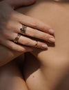 Cloches ring <br>Solid gold