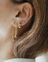 Cherry Lock earring <br>Gold Vermeil