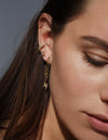 Dew Crystal Earring <br> Gold Vermeil