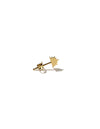 Comet earring, solid 14 karat gold-The World Is Not Enough Collection -Overload Studios
