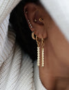 Iris Hoop earrings <br>Gold Vermeil
