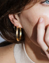 Jupiter Hoop Earrings <br>Gold Vermeil