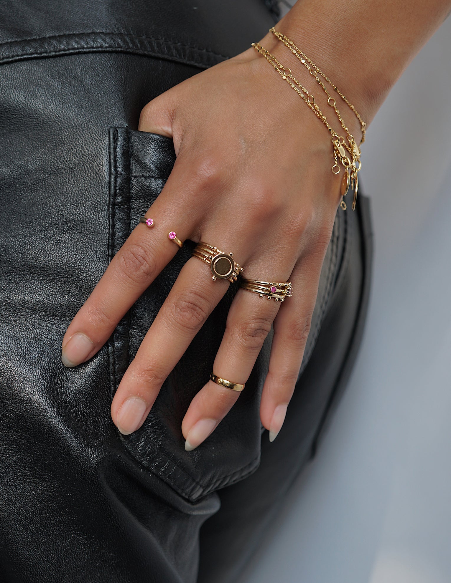 Real gold outlet knuckle rings