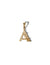 Alphabet Pendant A-Z <br> Gold Vermeil