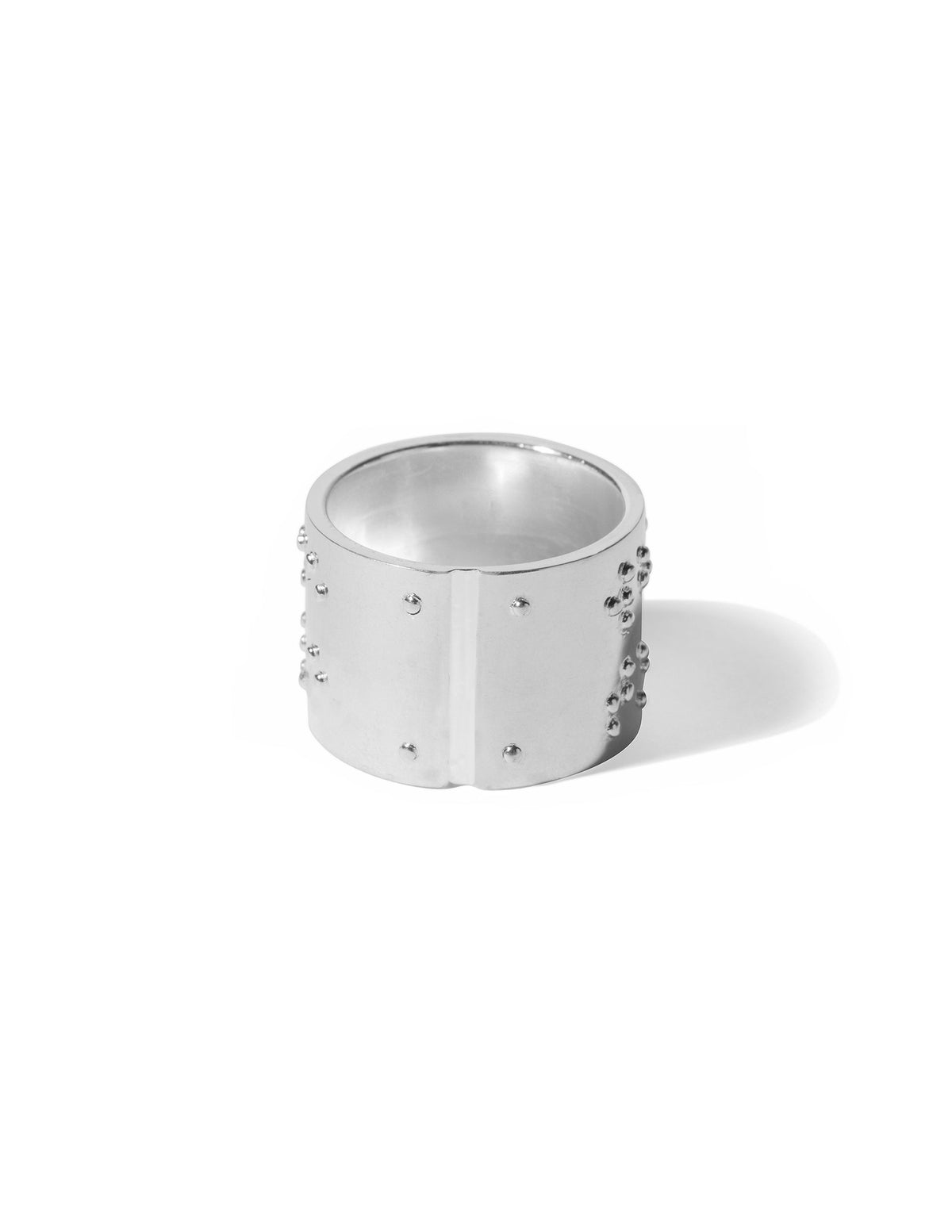 Braille ring Silver - Overload Studios