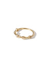 Demi Crystal Ring <br> Gold Vermeil