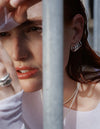 Iris Hoop earrings <br>Silver