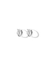 Leelah Hoop Earring <br> Silver