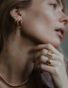 Pitch Earring <br> Gold Vermeil