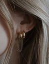 Mini Moon Earring <br> Gold Vermeil