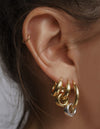 Leelah Hoop Earring <br> Gold Vermeil