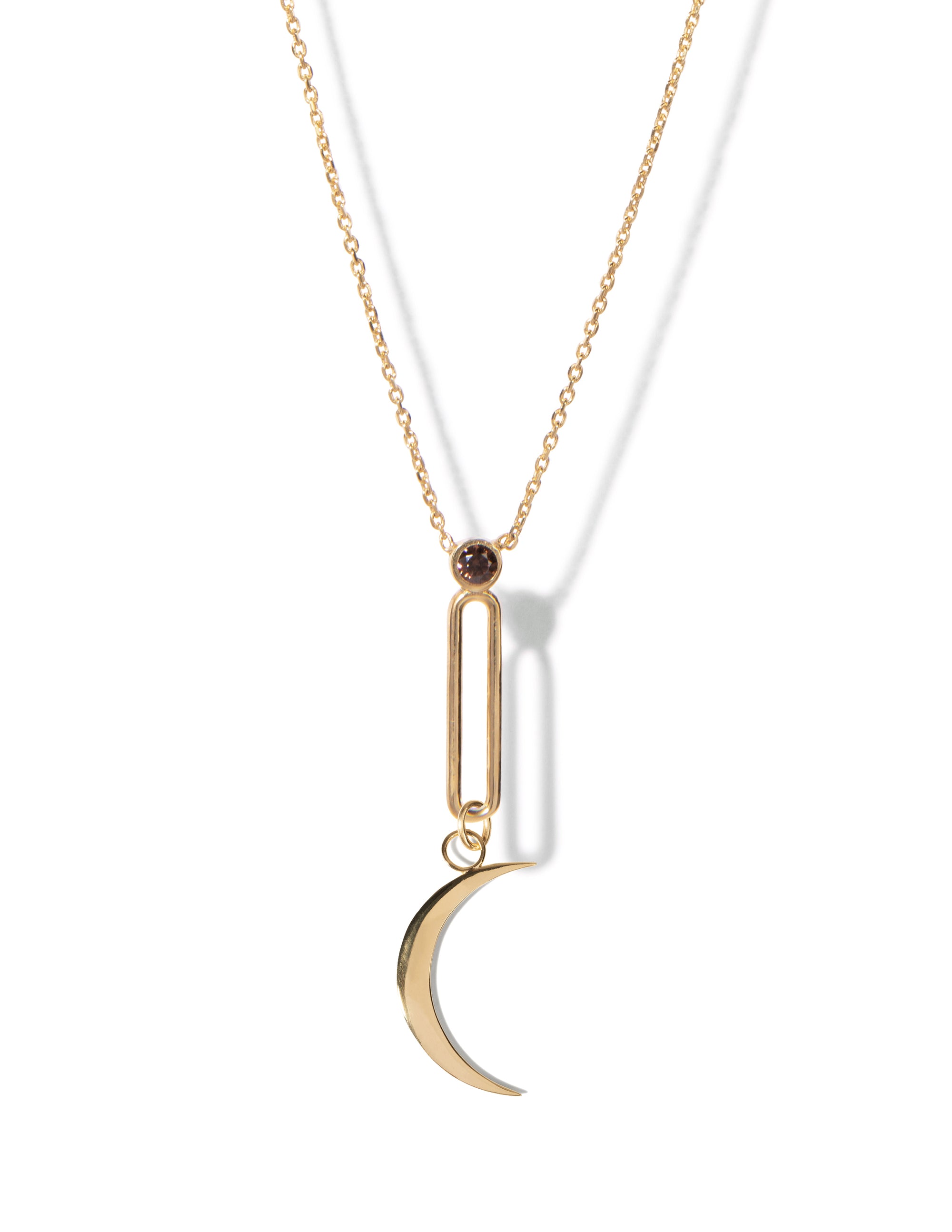 Lunar Necklace Gold Overload Studios