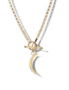 Lunar Toggle Necklace <br> Gold Vermeil