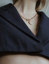 Lunar Toggle Necklace <br> Gold Vermeil