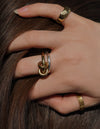 Zephyr Ring <br> Gold Vermeil