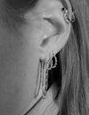 Rae Ruby earring <br>Silver