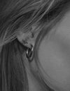 Dew Smokey Earring <br> Silver