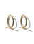 Trapeze Black Onyx Earrings <br> Gold Vermeil