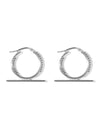 Trapeze Black Onyx Earrings <br> Silver