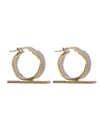 Trapeze Crystal Earrings <br> Gold Vermeil