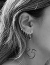 Trapeze small earring <br>Silver