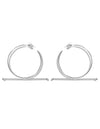 Trapeze XL earrings <br>Silver