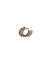 Viv Smokey Pavé Cuff Earring <br> Gold Vermeil