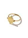 Blind Compass ring, solid 14 karat gold-Collection Cirque D'amour-Overload Studios