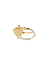Blind Compass ring, solid 14 karat gold-Collection Cirque D'amour-Overload Studios