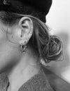 Trapeze large earring silver-Collection Cirque D'amour-Overload Studios